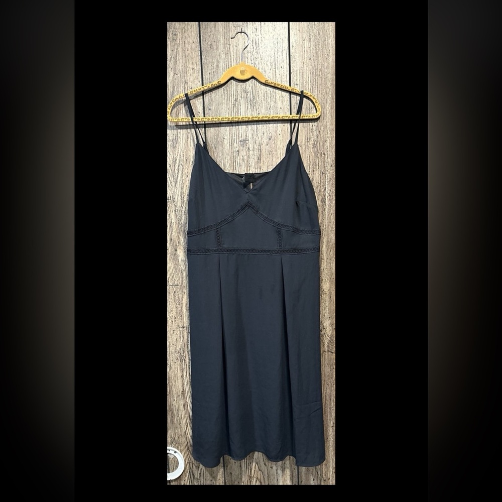 All Worthy Hunter McGrady Chiffon Dress with Ladder Lace Insets